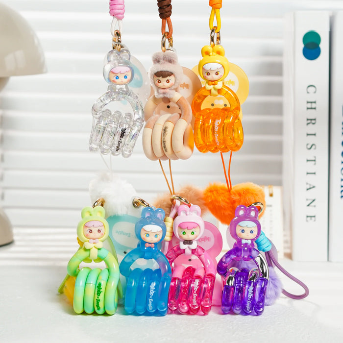 Hidden Wooo: Cimmy x Tangle Lovely Bunny Series Tangle Keychain Blind Box 1pc