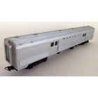 HO Budd Baggage Car Silver Santa FE