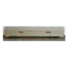 HO Budd Baggage Car Silver Santa FE
