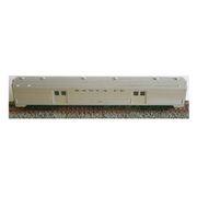 HO Budd Baggage Car Silver Santa FE