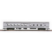HO Budd Dining Car Silver Santa FE