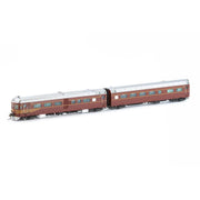 HO DEB Set Railcar NSWGR Indian Red - 4 Car Set DCC Sound