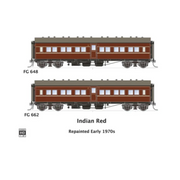 HO FG 648 & FG 662 Indian Red Repainted Early 1970s