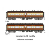 HO FG 662 & FG 675 Venetian Red & Manilla As Delivered