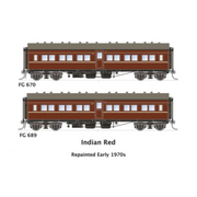HO FG 670 & FG 689 Indian Red Repainted Early 1970s