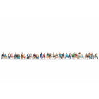 HO Mega Economy Set Sitting People without Benches (30 Figures)