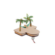 HO Micro-Motion Palms with Hammock 8x8.1x8.5cm