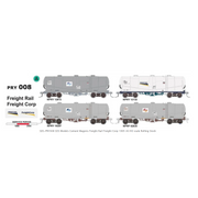 HO NPRY Cement Wagon - Freight Rail (Pack of 4)
