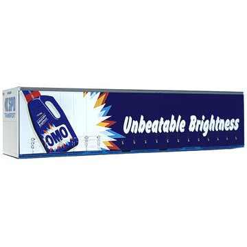 HO OMO Bottle 40' Curtain Sided Container