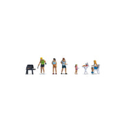 HO People Camping (6 Figures and Camping Accessories)