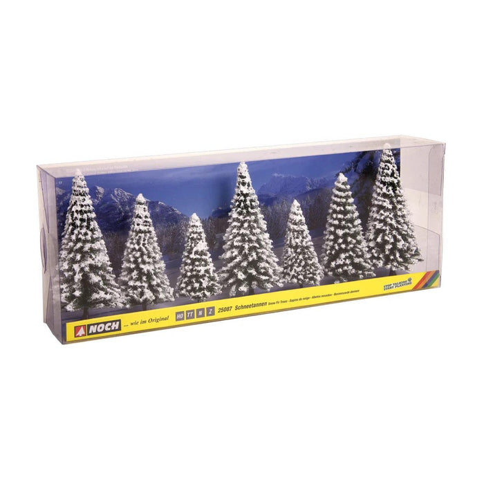 HO Snowy Fir Trees (8-12 cm) 7pcs