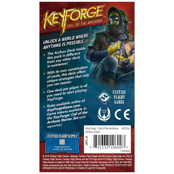 KeyForge Archon Deck: Call of the Archons 1pc