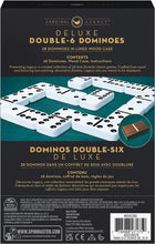 Legacy Deluxe Double 6 Dominoes with Wooden Storage Case