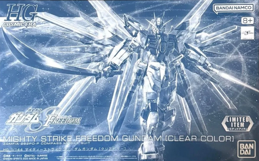 [LIMITED] HG 1/144 Mighty Strike Freedom Gundam (Clear Color)