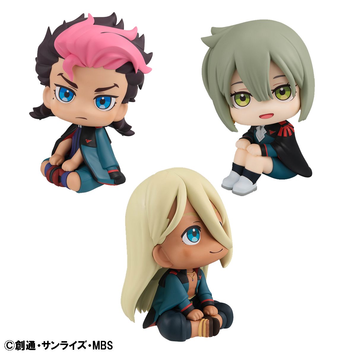 Lookup: Mobile Suit Gundam: The Witch From Mercury - Guel Jeturk, Elan Ceres & Shaddiq Zenelli Set [with Gift]