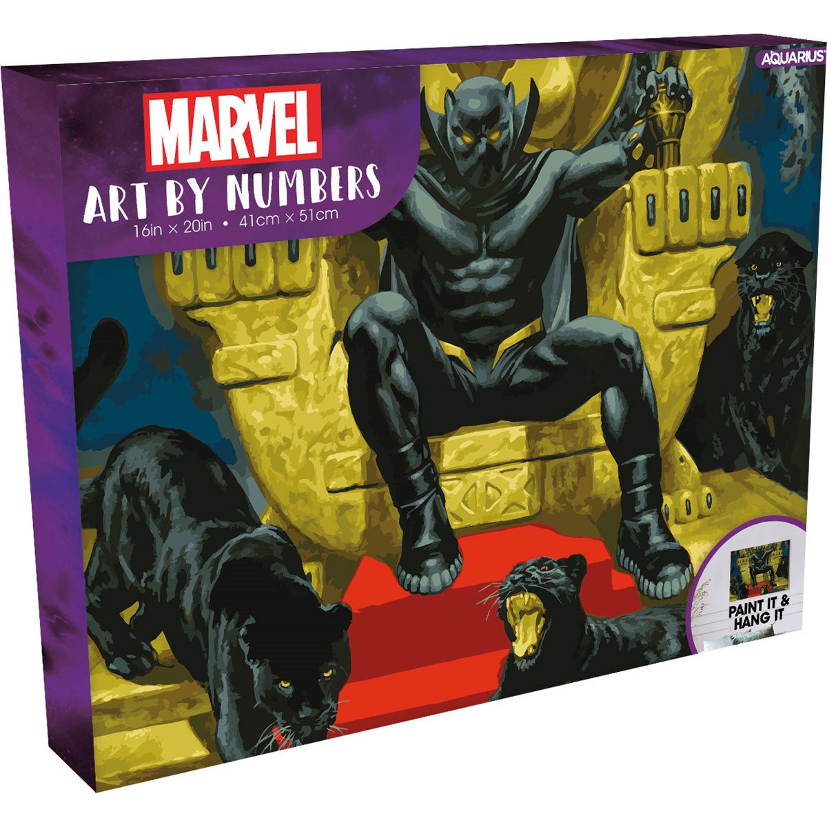 Marvel Black Panther Paint Art by Numbers