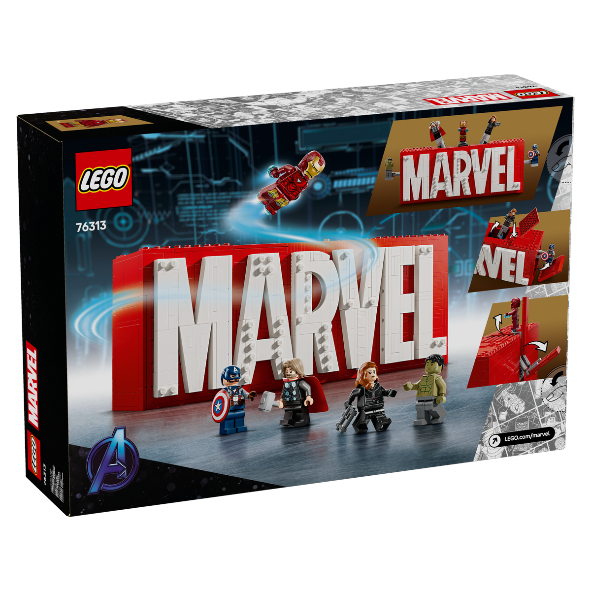 MARVEL - MARVEL Logo & Minifigures