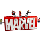 MARVEL Logo & Minifigures