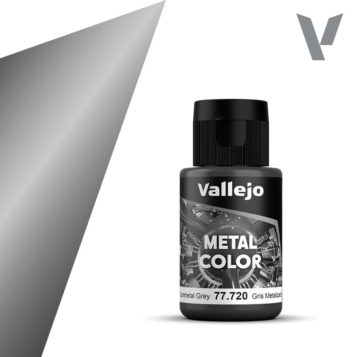 Metal Color - Gunmetal Grey 32ml Acrylic Paint