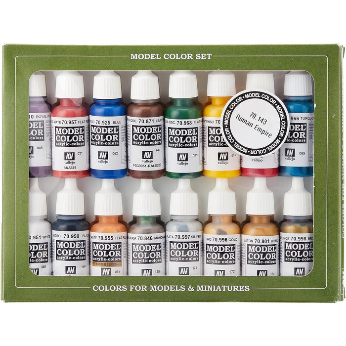 Model Color Imperial Rome 16-Color Acrylic Paint Set
