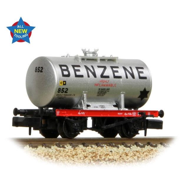N 14T Anchor-Mounted Tank Wagon 852 'Benzene' Silver