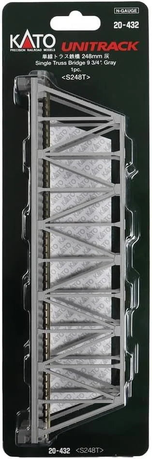 N Unitrack Truss Bridge Grey