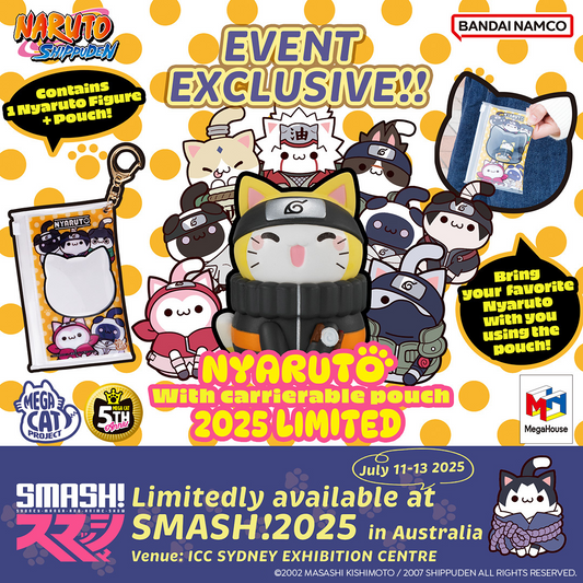 [Limited] Mega Cat Project Naruto Nyaruto! with Carry Pouch 2025 Limited