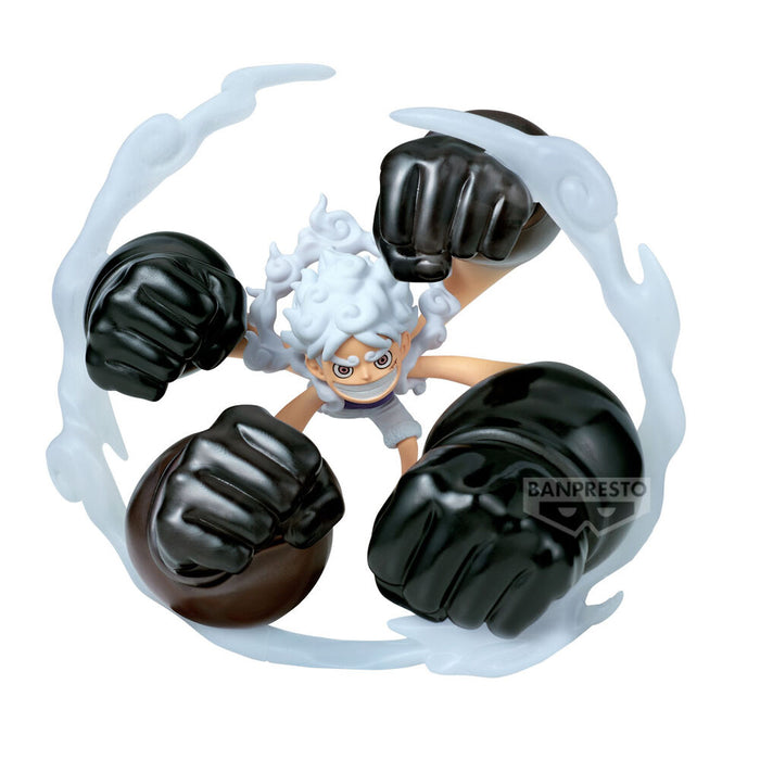 One Piece World Collectable Figure Special Monkey D. Luffy Gear 5 Gum-Gum Dawn Gatling