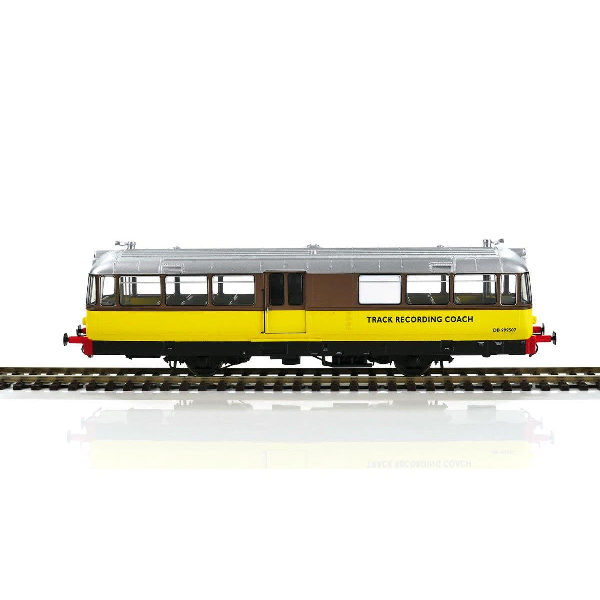 OO BR Brown/Yellow Track Recording Car DB999507 21-Pin