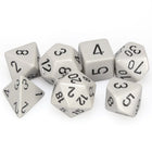 Opaque Polyhedral Dark Grey/Black 7-Die Set