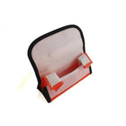 Orange Color 60mm 75mm 185mm Glass Fiber LiPo Bag