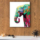 Paint by Numbers Kit: Colourful Elephant_3