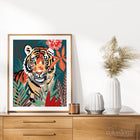 Paint by Numbers Kit: Wild Serenity: Matisse-Style Tiger