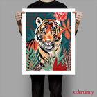 Paint by Numbers Kit: Wild Serenity: Matisse-Style Tiger