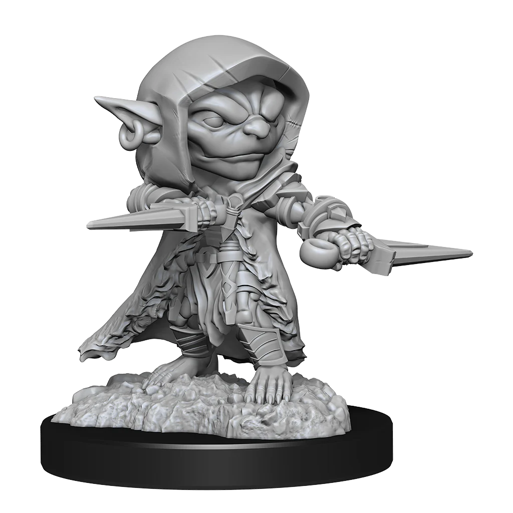 Pathfinder Deep Cuts Unpainted Miniatures  Male Goblin Rogue