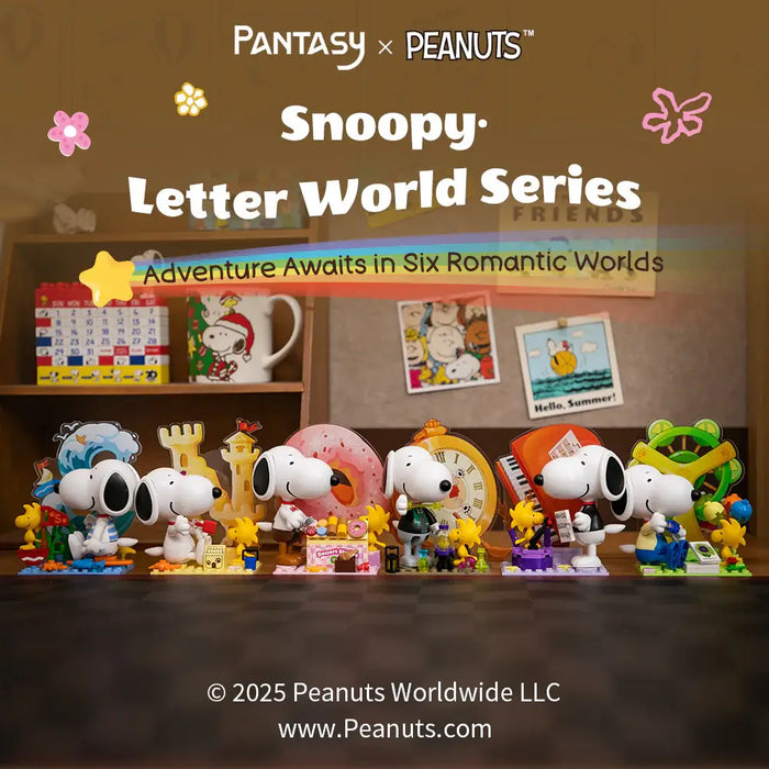 Peanuts Snoopy Letter World Series Blind Box 1pc