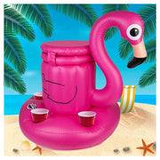 Pink Flamingo Inflatable Cooler
