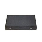 Poker Set in Black Wooden Case with Black Leatherette Top 39x22cm