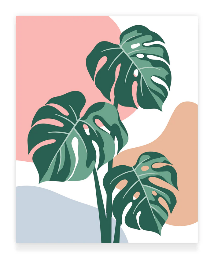 Premium Paint by Numbers Kit - 3 Leaf