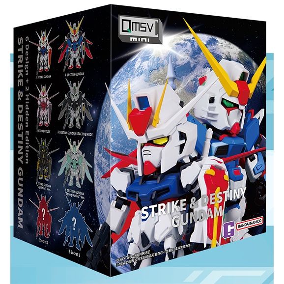QMSV Mini Strike Freedom Gundam & Destiny Gundam