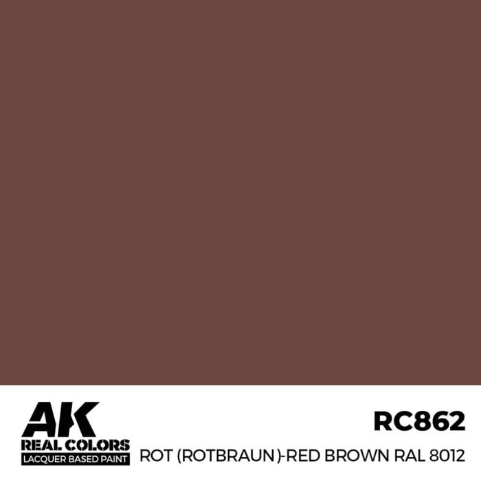 Real Colours - Rot (Rotbraun)-Red Brown RAL 8012 17ml