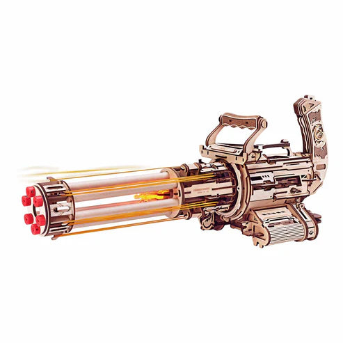 Rokr DIY Rotating Barrel Toy Machine Gun