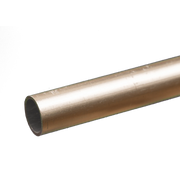 Round Aluminum Tube: 7/16" OD x 0.035" Wall x 12" Long (1pc)