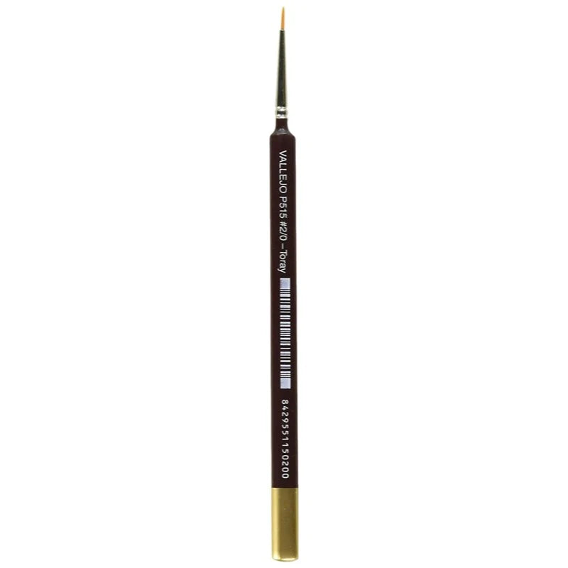 Round Toray Brush Triangular Handle No.2/0