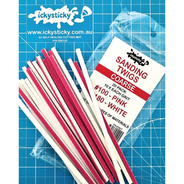 Sanding Twigs Coarse 20pk