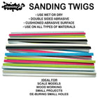 Sanding Twigs Coarse 20pk