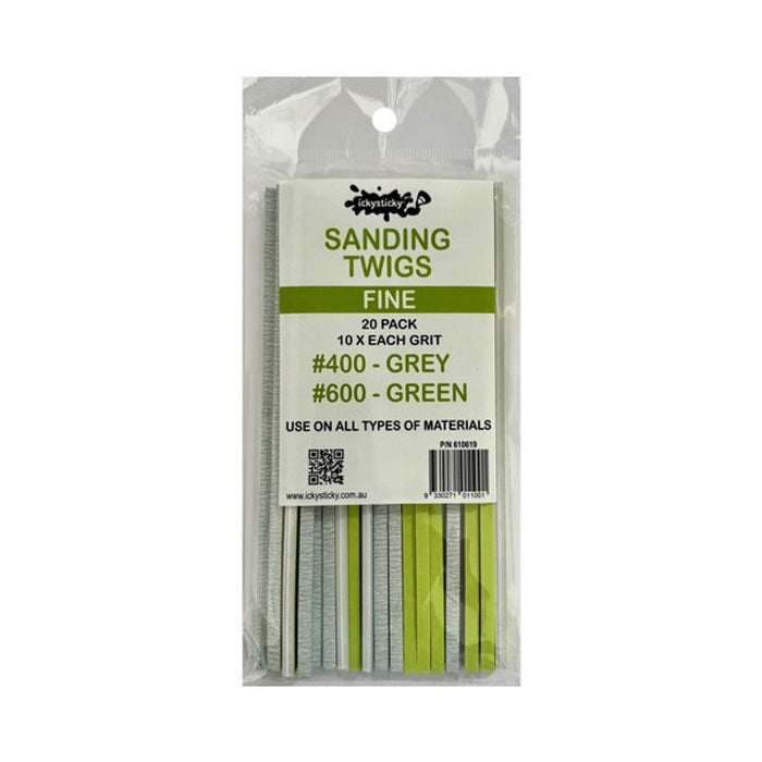Sanding Twigs Fine 20pk