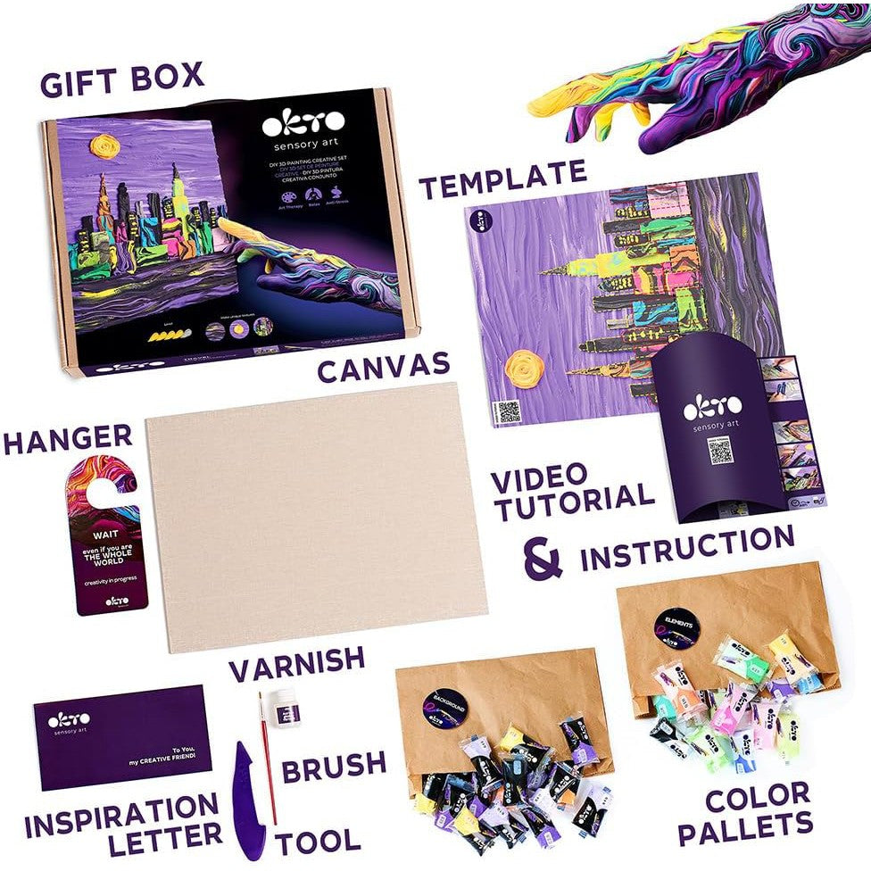 Sensory Art 3D Creative Set: New York Skyline