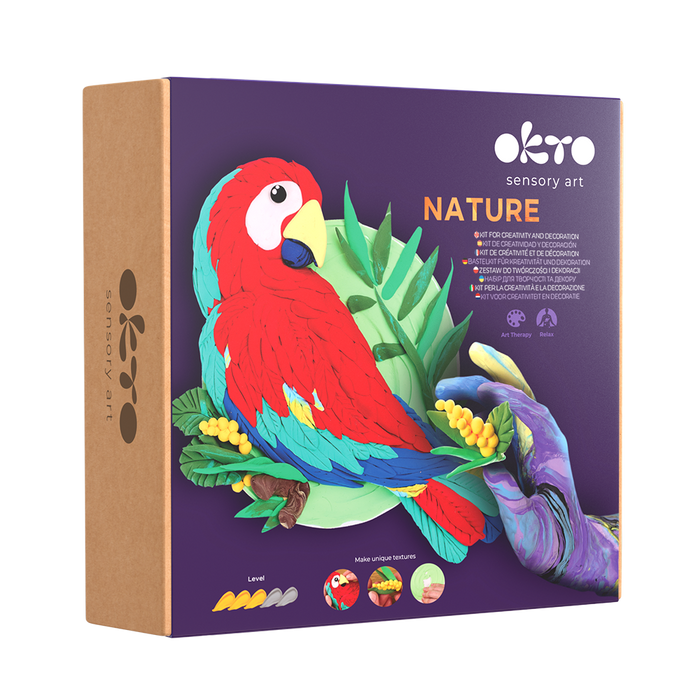 Set For 3D Picture Nature Macaw