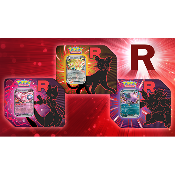 TCG Team Rocket Tin 1pc